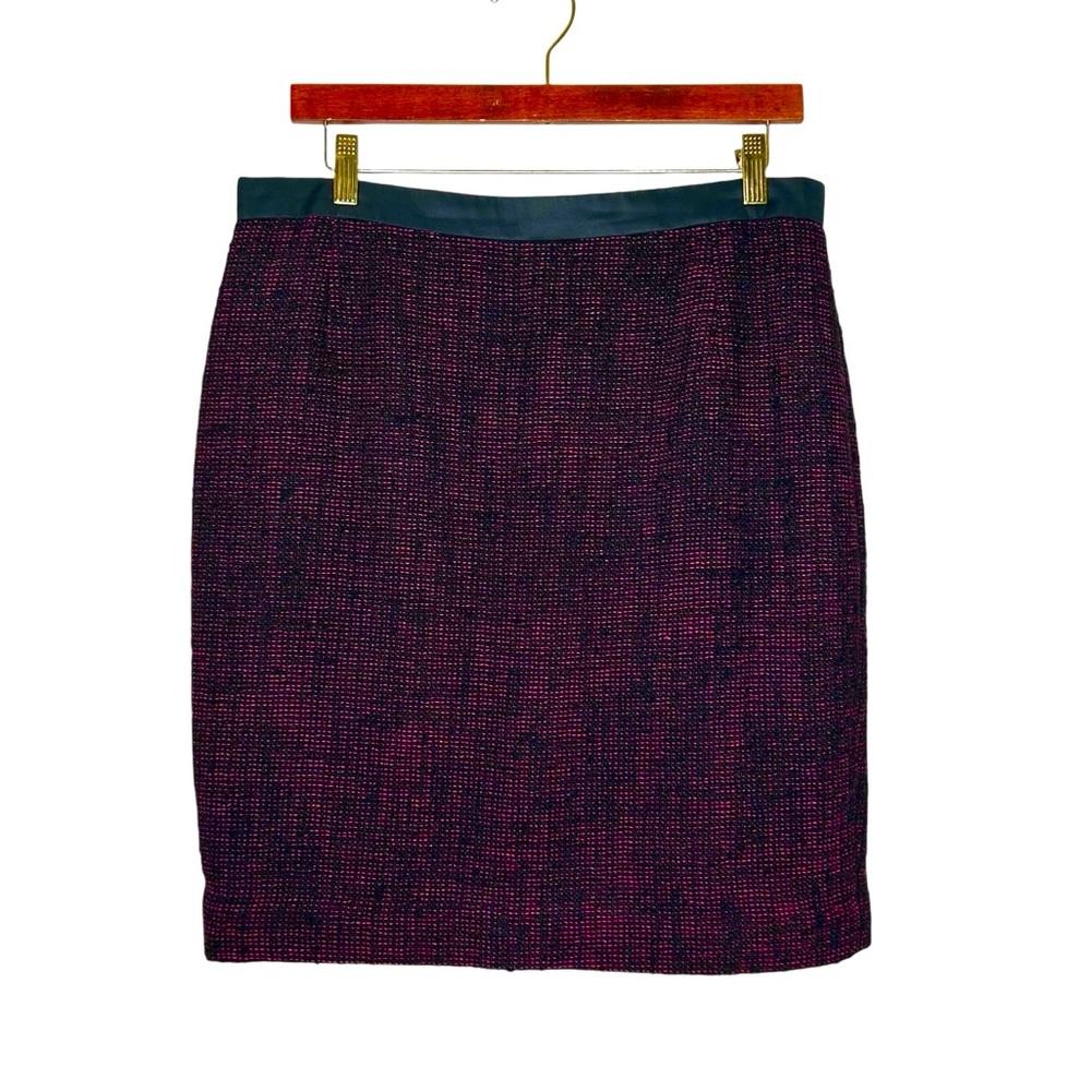 Akris Punto tweed wool blend pencil skirt - 10